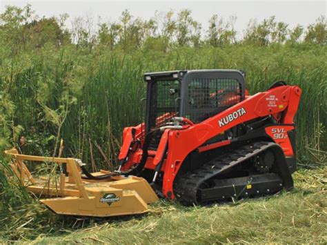 kubota brush hog for skid steer|4' brush hog for kubota.